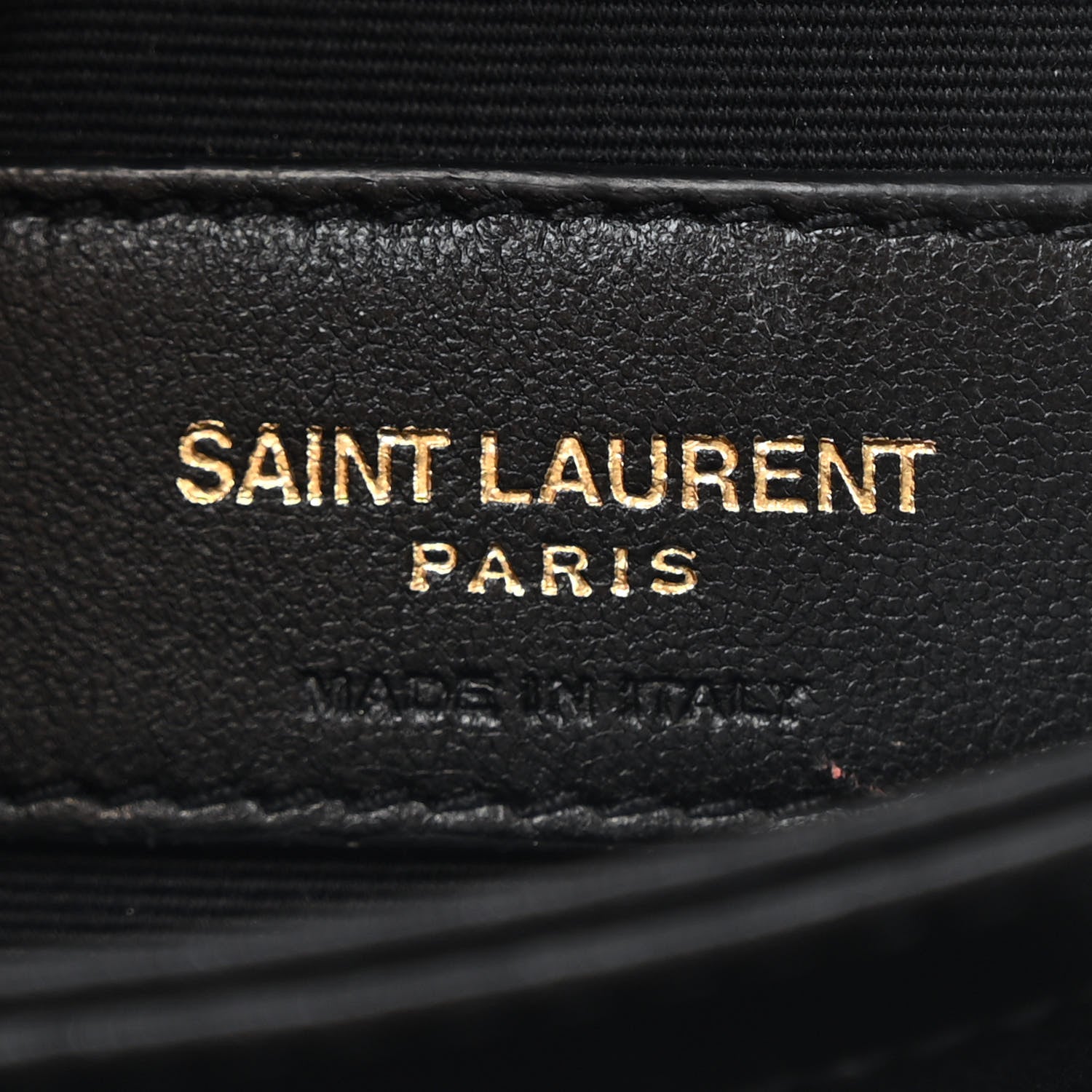 Saint Laurent Calfskin Y Quilted Monogram Toy Loulou Crossbody Bag Black 7 of 14