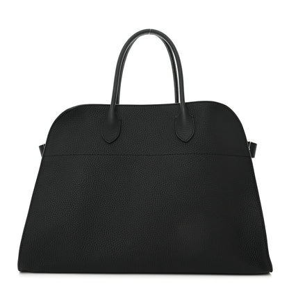 The Row Matte Grained Calfskin Soft Margaux 15 Black 1 of 9