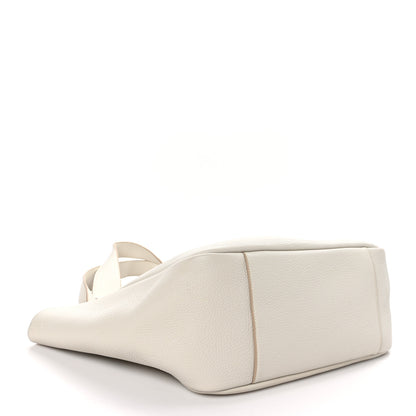 Saint Laurent Grained Deerskin Bea Tote Blanc Vintage 4 of 10