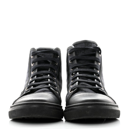 Gucci Monogram Womens High Top Sneakers 36.5 Black 2 of 8