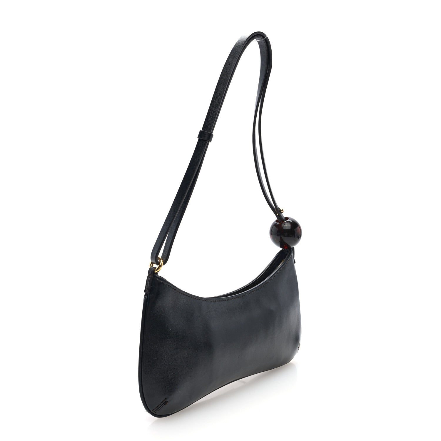 Jacquemus Smooth Calfskin Le Bisou Medium Black 3 of 9