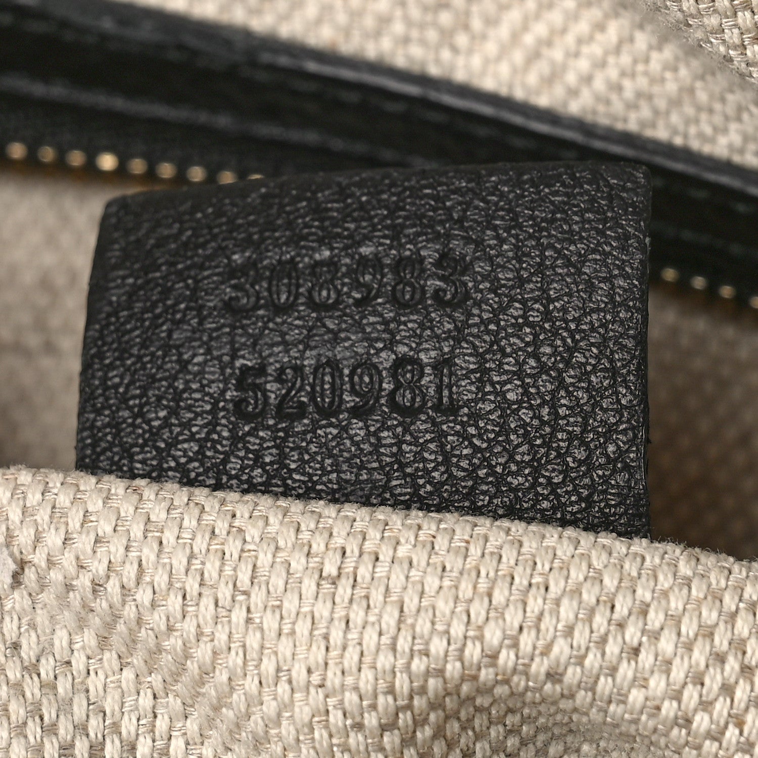 Gucci Pebbled Calfskin Small Soho Bowler Black 9 of 11