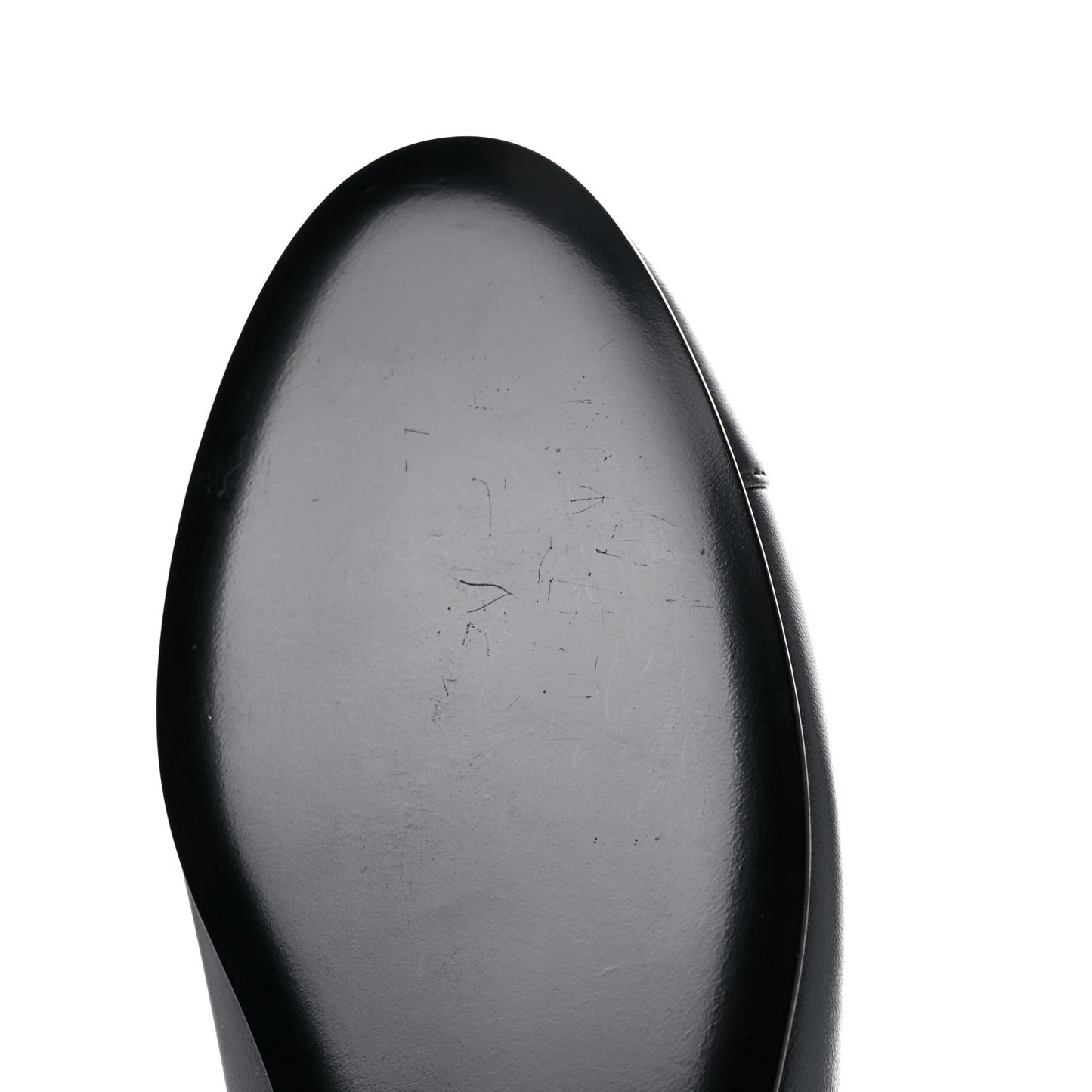 Lambskin Cap Toe Ballerina Flats 35.5 Grey