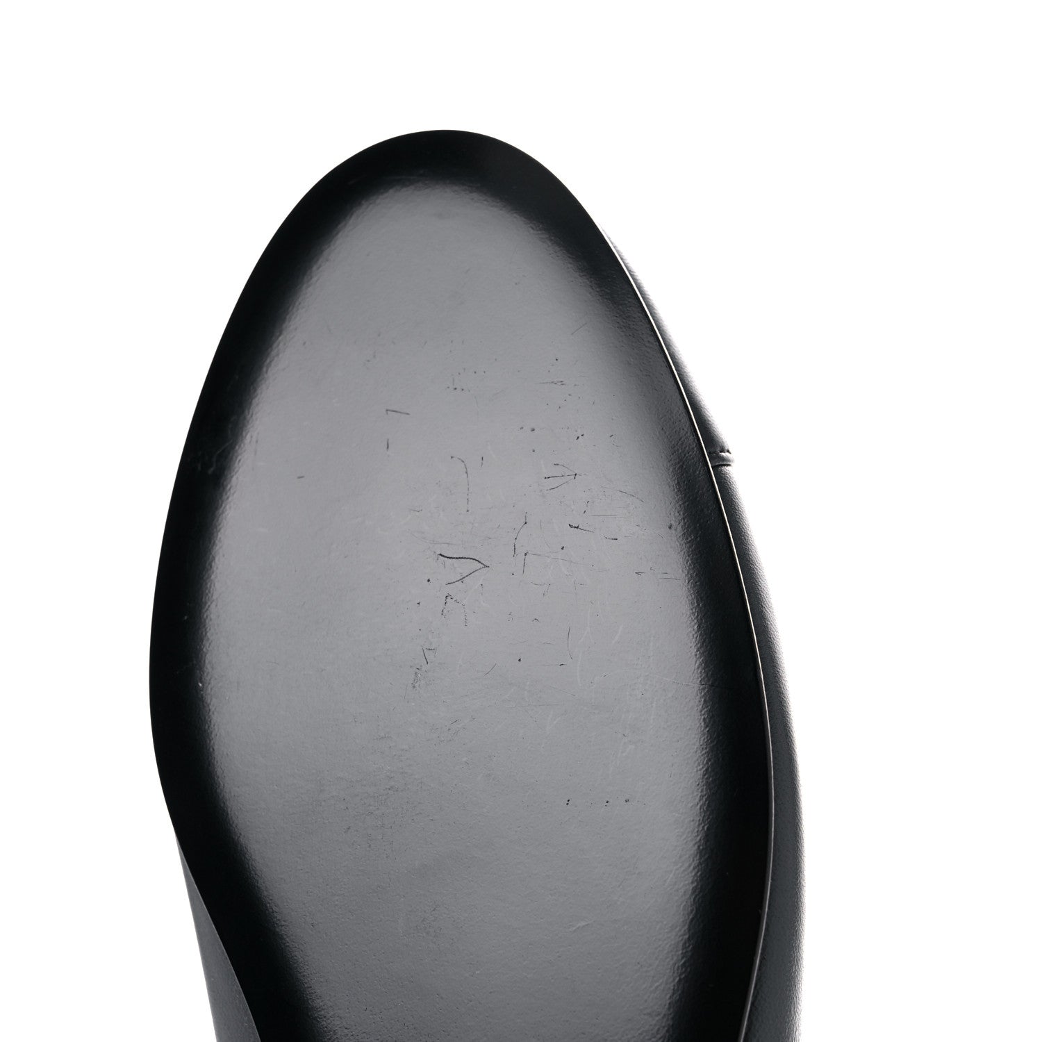 Chanel Lambskin Cap Toe Ballerina Flats 35.5 Grey 11 of 12