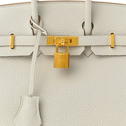 Hermes Togo Birkin 25 Gris Perle 8 of 11