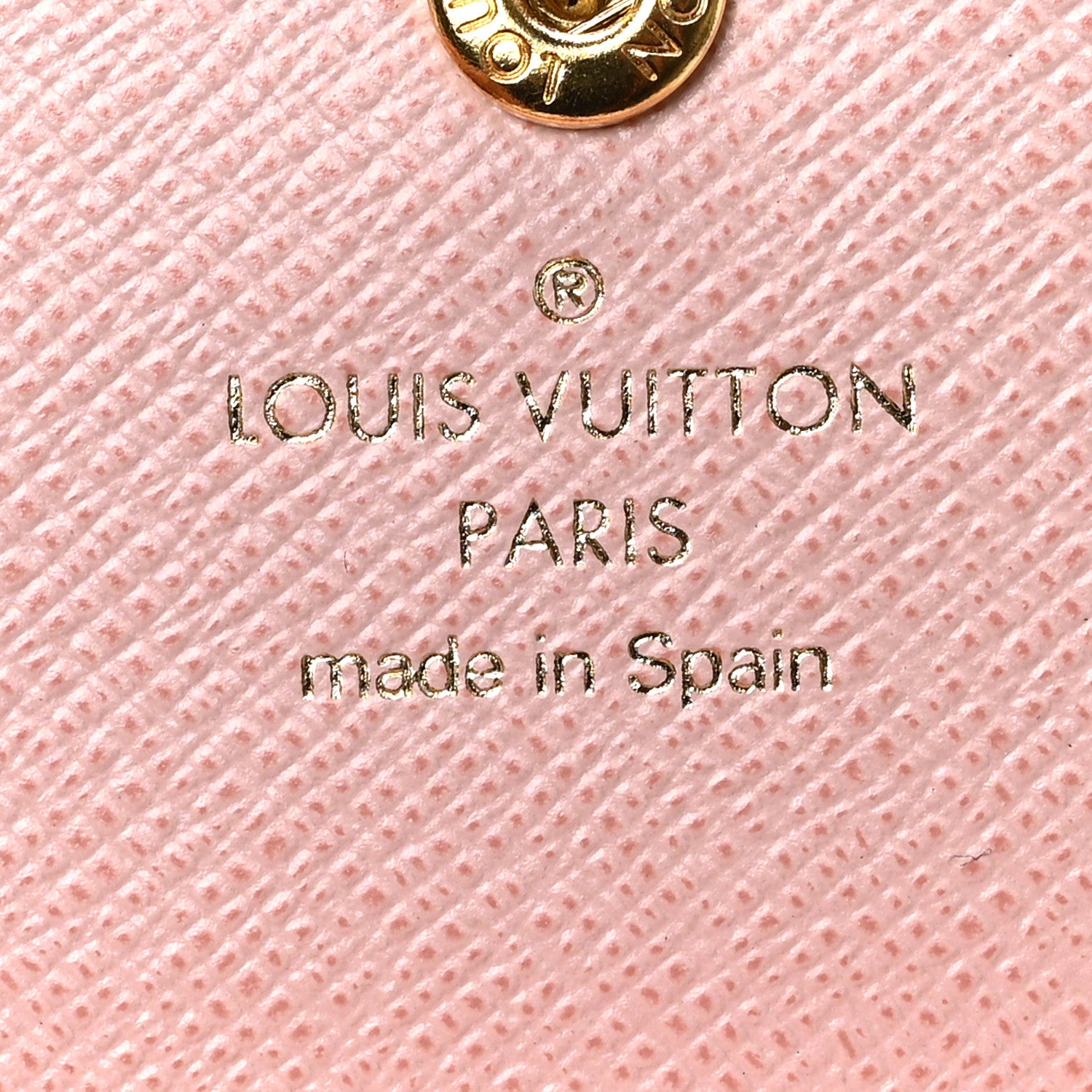 Louis Vuitton Damier Azur Rosalie Coin Purse Rose Ballerine 6 of 6