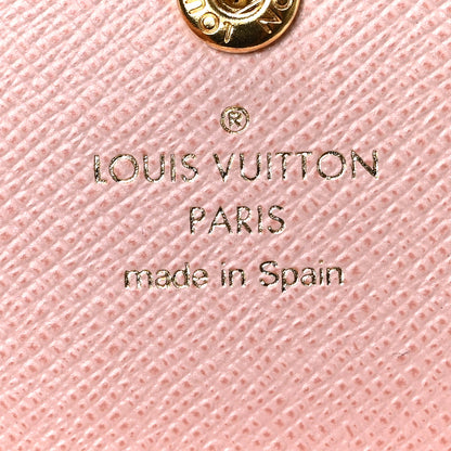 Louis Vuitton Damier Azur Rosalie Coin Purse Rose Ballerine 6 of 6