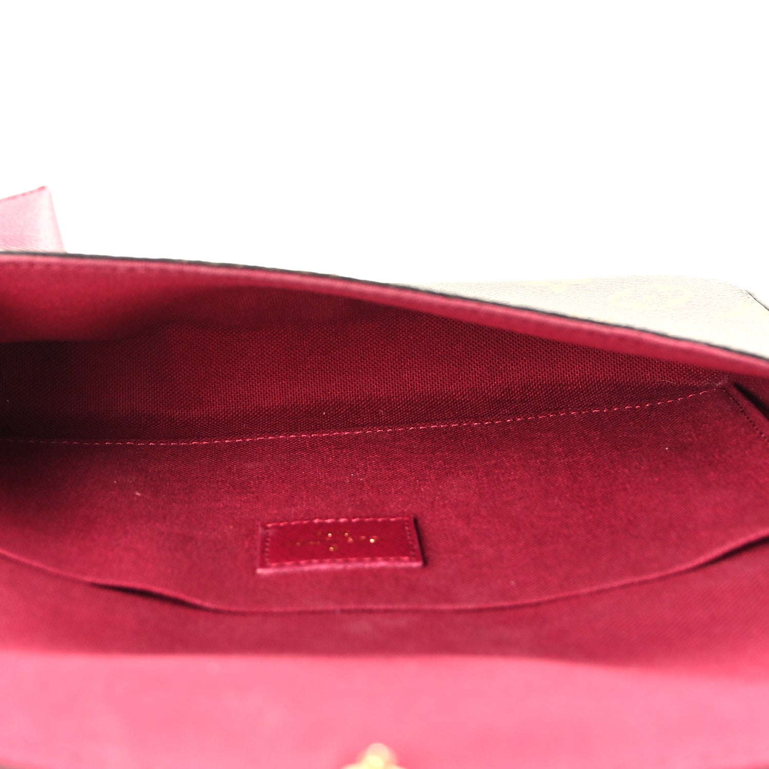 Louis Vuitton Monogram Pochette Felicie Chain Wallet Fuchsia 6 of 12