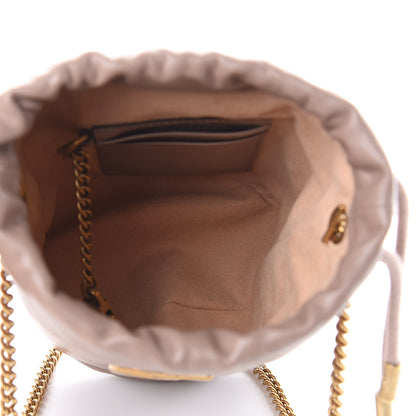 Gucci Calfskin Matelasse Mini GG Marmont 2.0 Bucket Bag Porcelain Rose 5 of 9