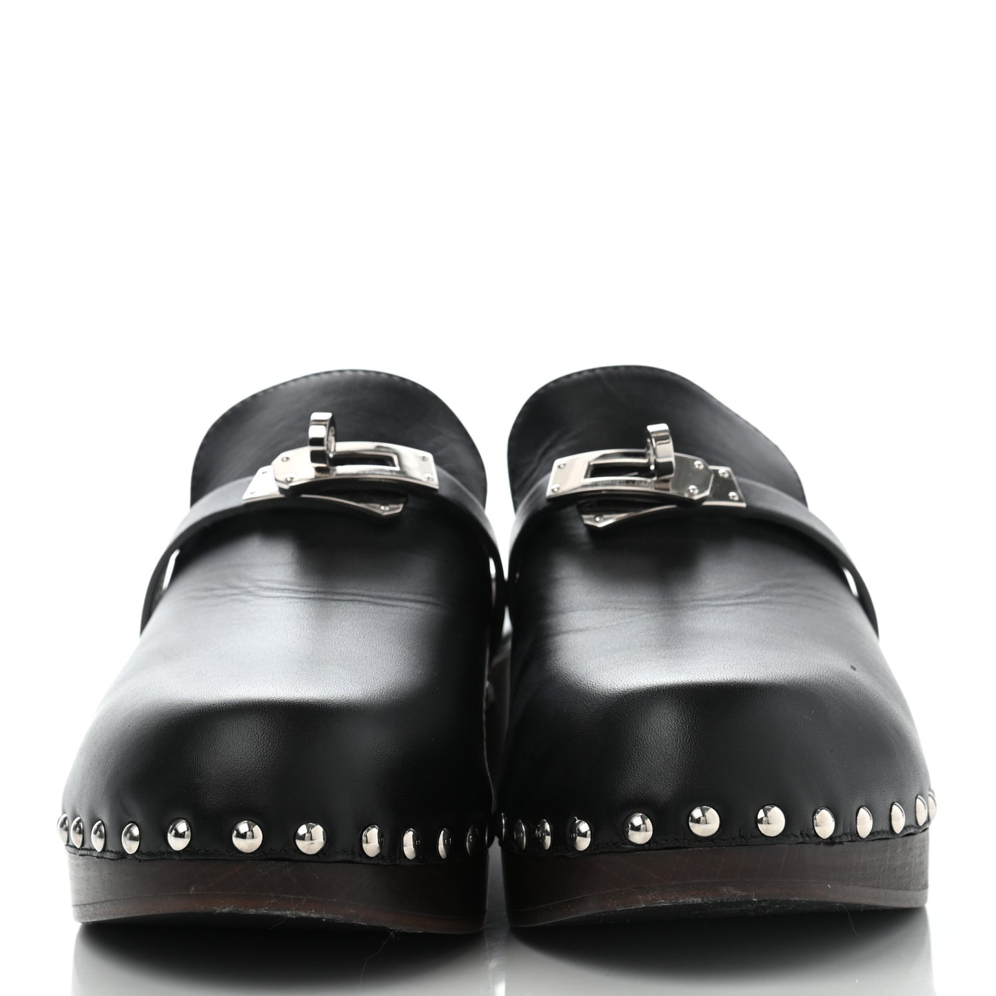 Calfskin Carlotta Mules 40 Black