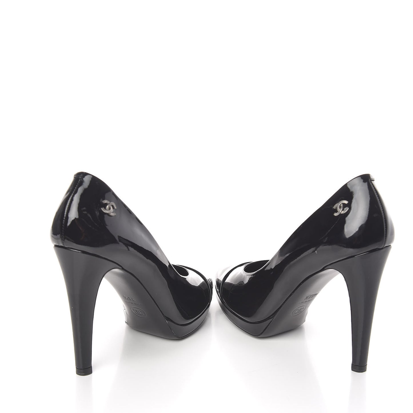 Patent Cap Toe CC Pumps 38.5 Black