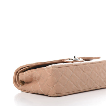 Chanel Washed Lambskin Quilted Medium Double Flap Bijoux Chain Pink 6 of 12