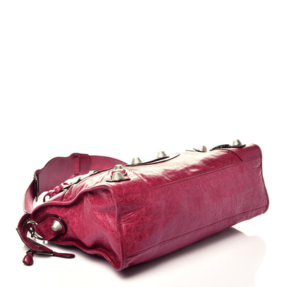 Balenciaga Agneau Giant 21 Silver Hardware City Pourpre 5 of 10