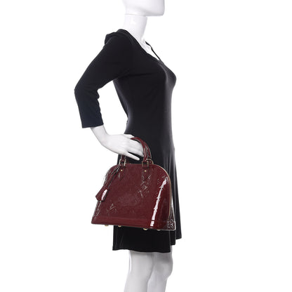 Louis Vuitton Vernis Alma PM Griotte 2 of 9