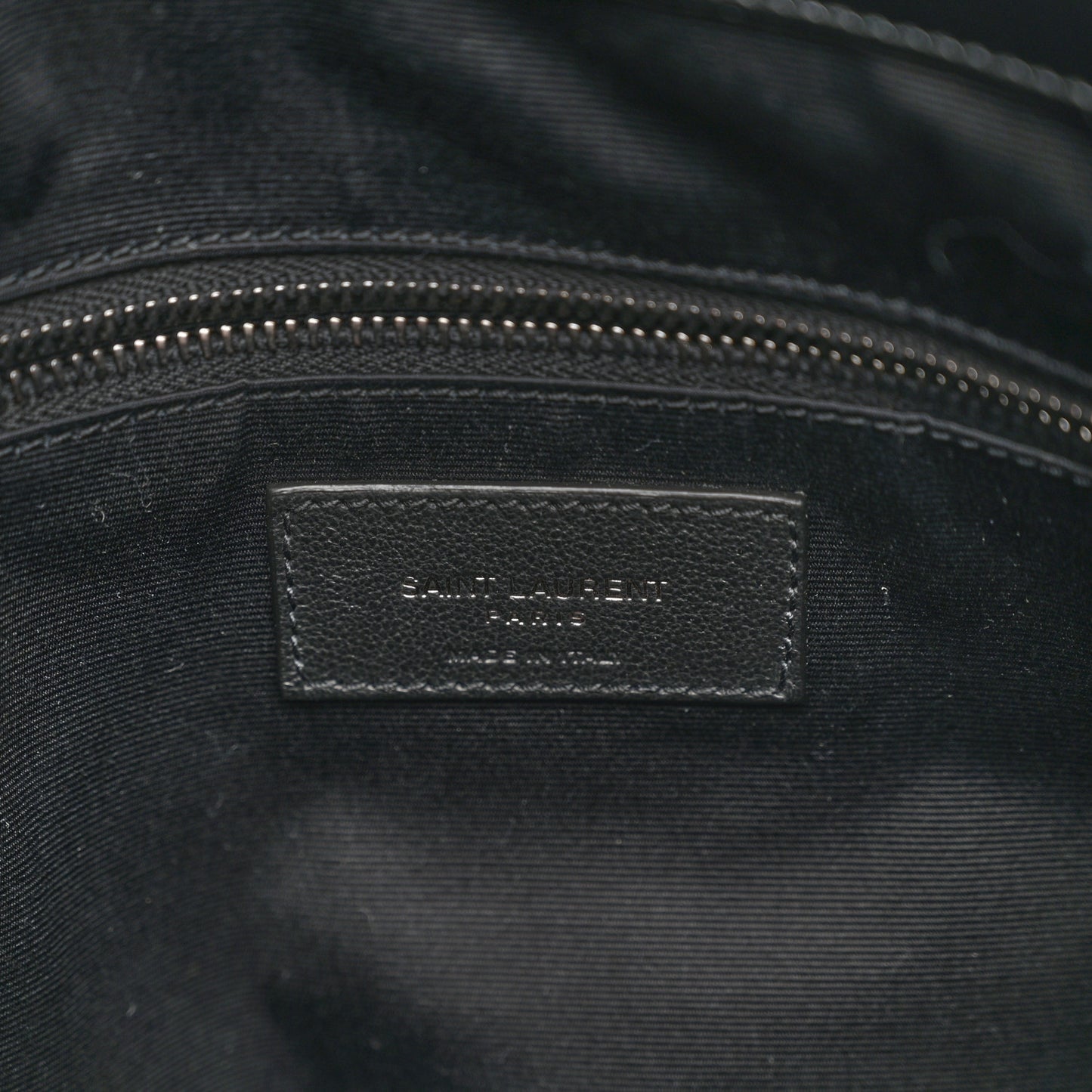 Crinkled Calfskin Matelasse Monogram Medium Niki Shopper Tote Black