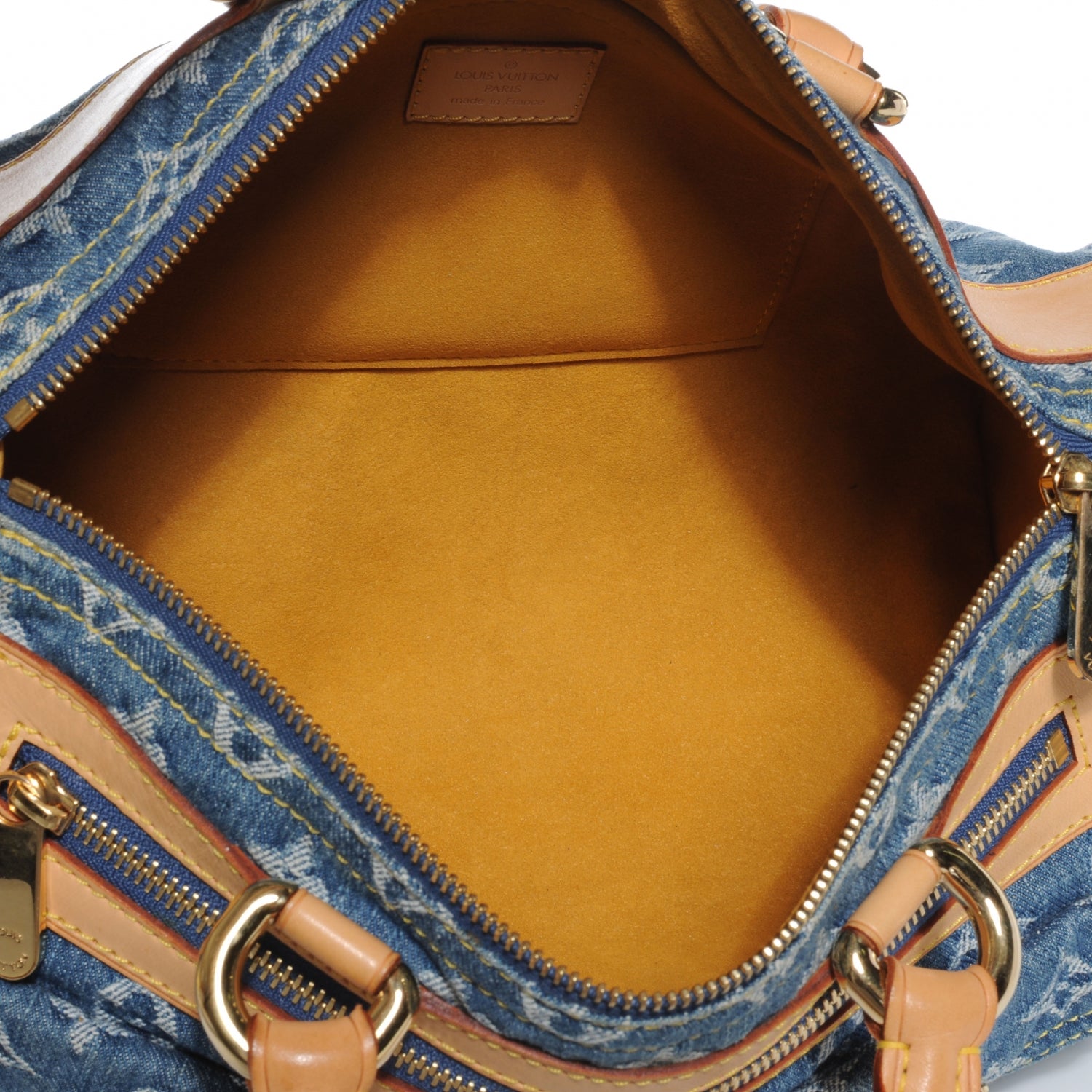 Louis Vuitton Monogram Denim Neo Speedy Blue 7 of 9