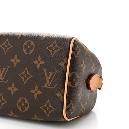 Louis Vuitton Monogram Speedy Bandouliere 20 Black 9 of 9