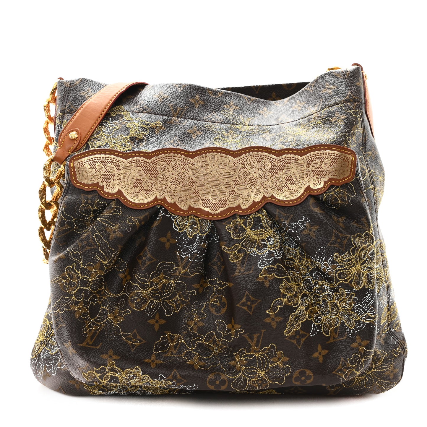 Monogram Dentelle Fersen Gold