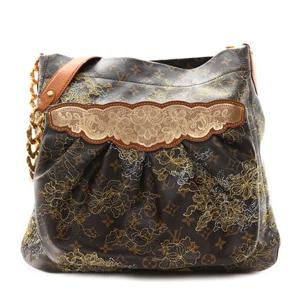 Louis Vuitton Monogram Dentelle Fersen Gold 1 of 10