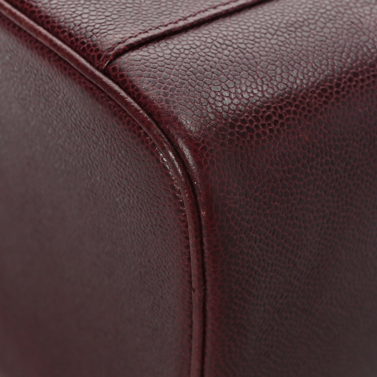 Caviar Vanity Cosmetic Case Burgundy