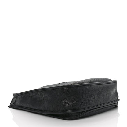 Hermes Taurillon Clemence Evelyne III GM Black 6 of 8