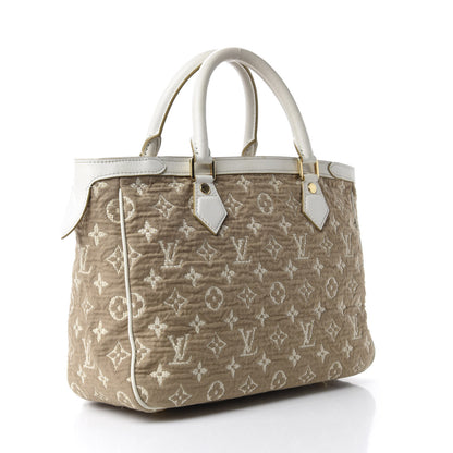 Louis Vuitton Monogram Sabbia Cabas MM White 4 of 11