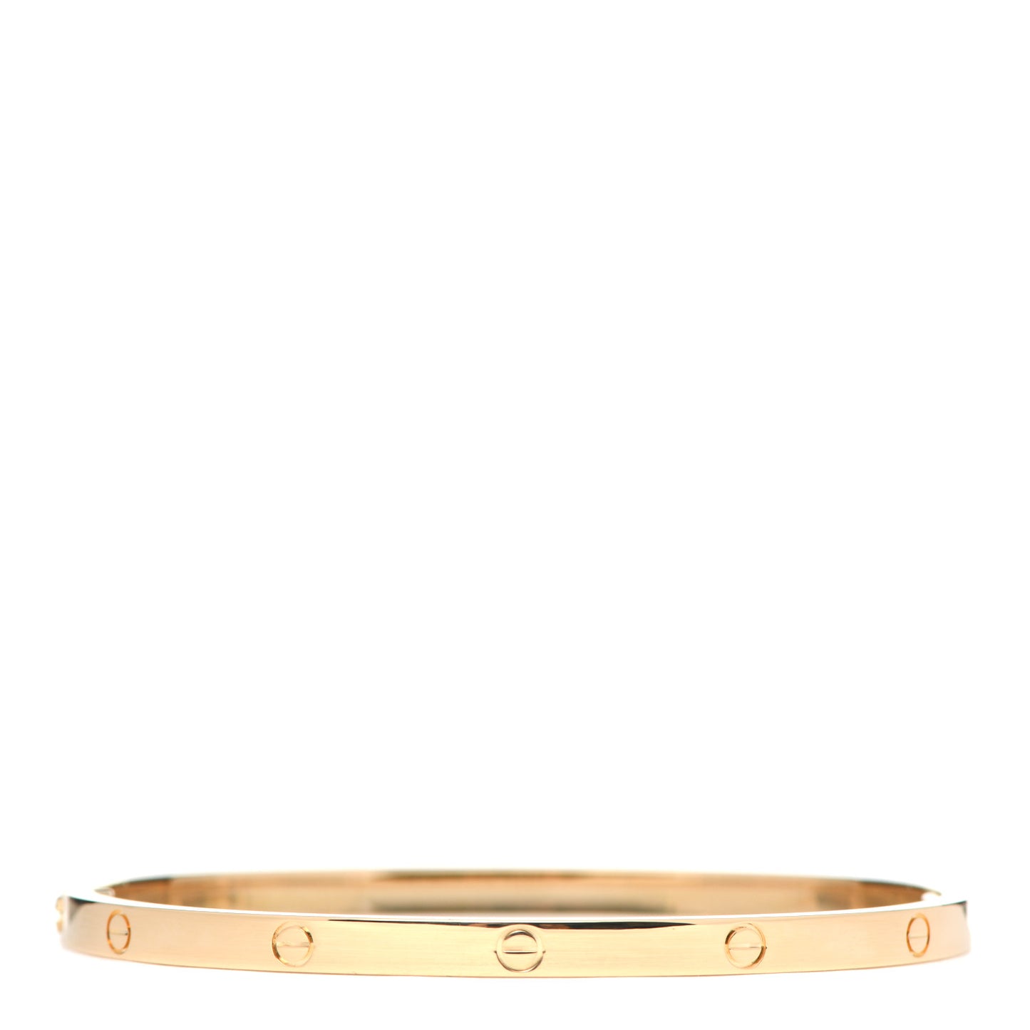 18K Yellow Gold Small LOVE Bracelet 17