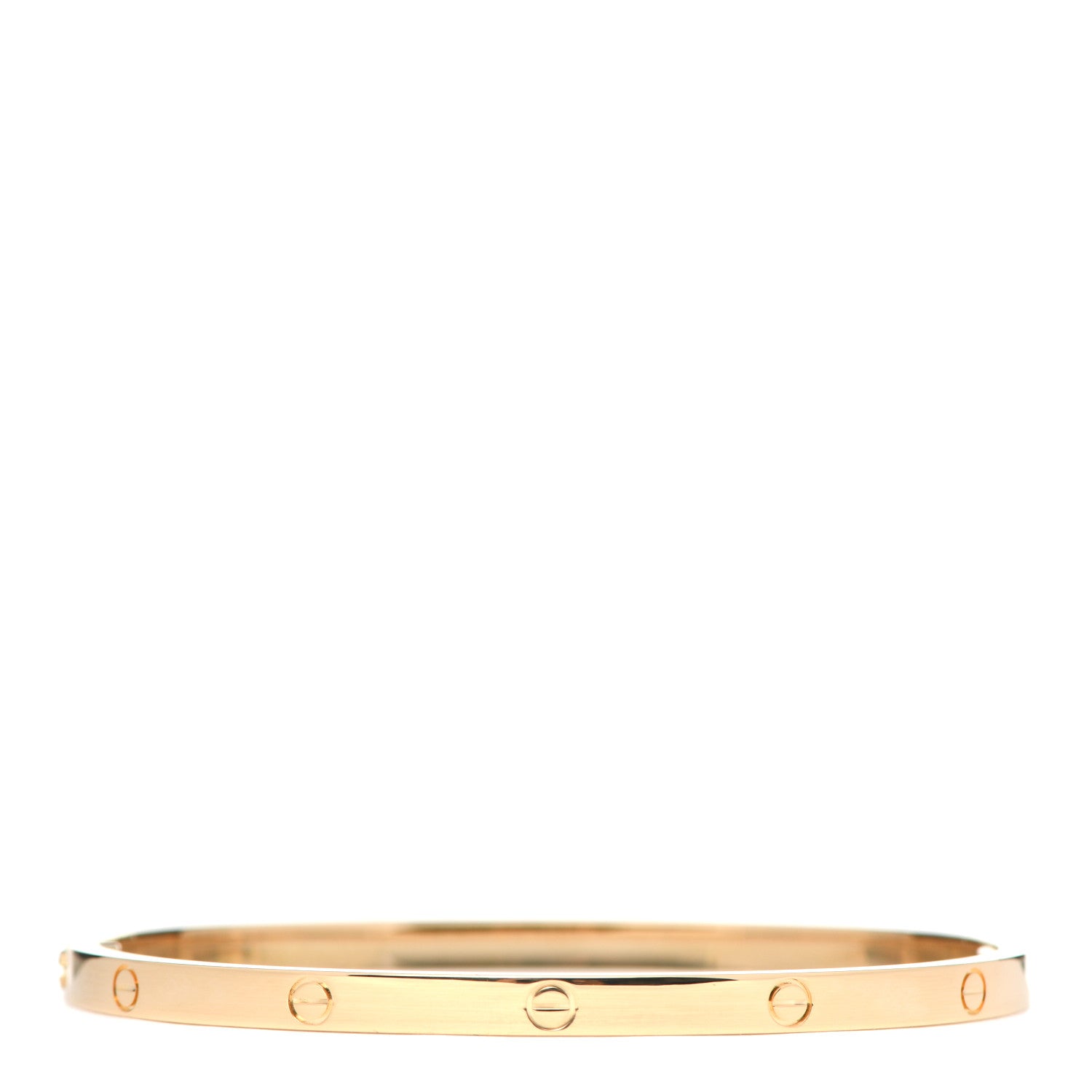 Cartier 18K Yellow Gold Small LOVE Bracelet 17 3 of 4