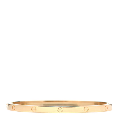 Cartier 18K Yellow Gold Small LOVE Bracelet 17 3 of 4