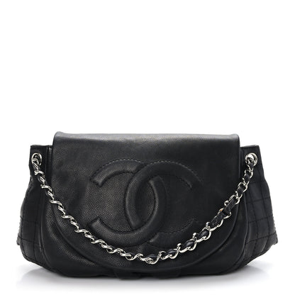 Chanel Caviar Half Moon Large Flap Black 1 of 9
