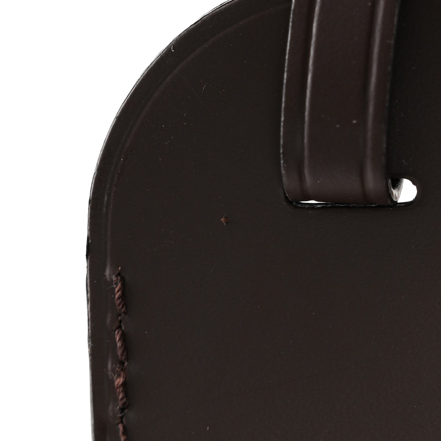 Calfskin Luggage Tag Ebene