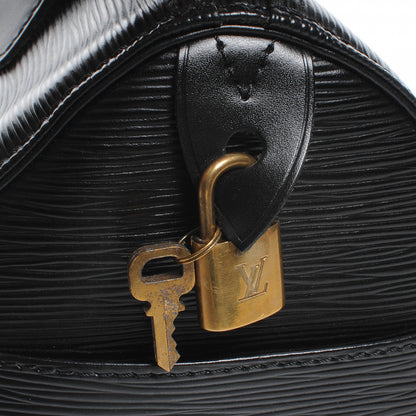 Louis Vuitton Epi Speedy 25 Black 4 of 7