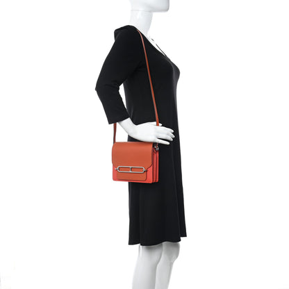 Hermes Evercolor Mini Sac Roulis Capucine Terre Battue 2 of 11