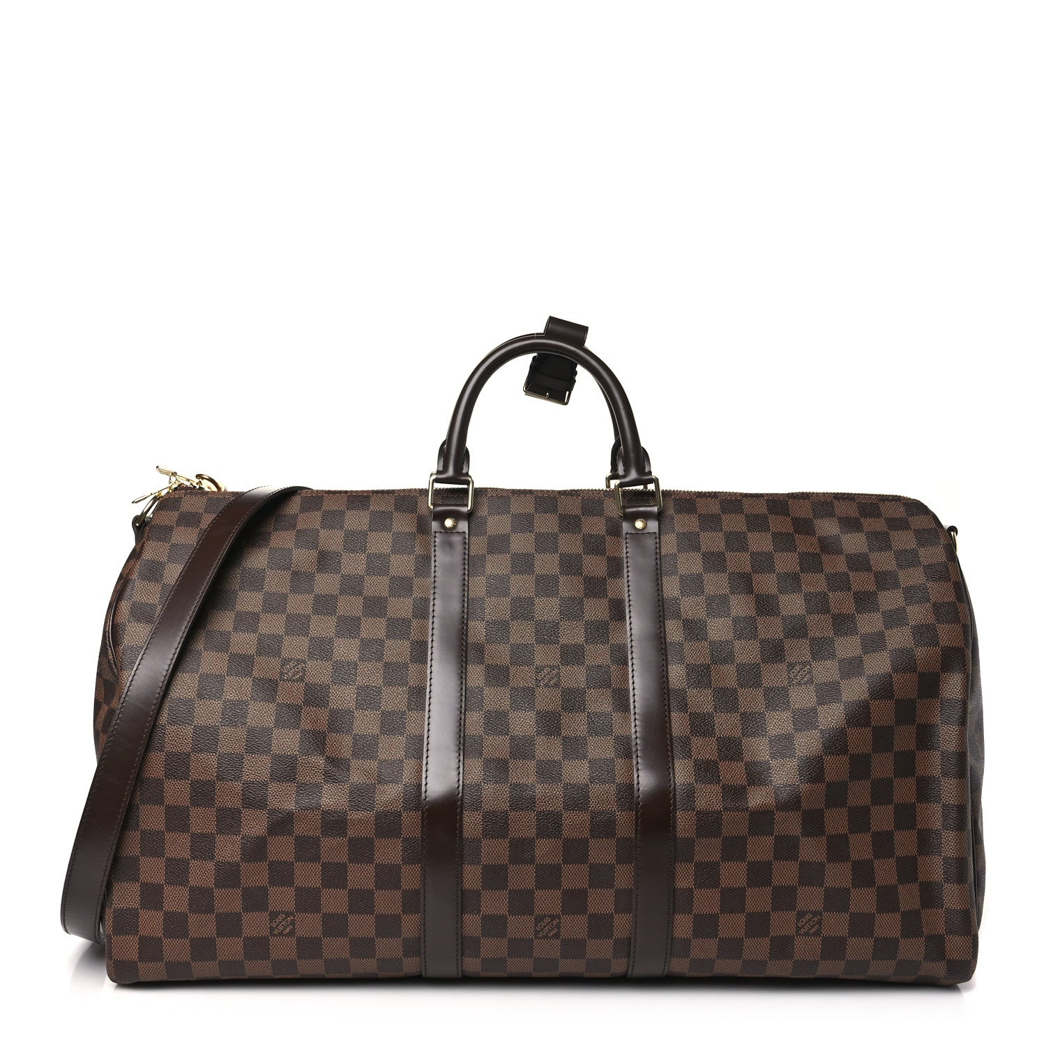 Louis Vuitton Damier Ebene Keepall Bandouliere 55 1 of 9