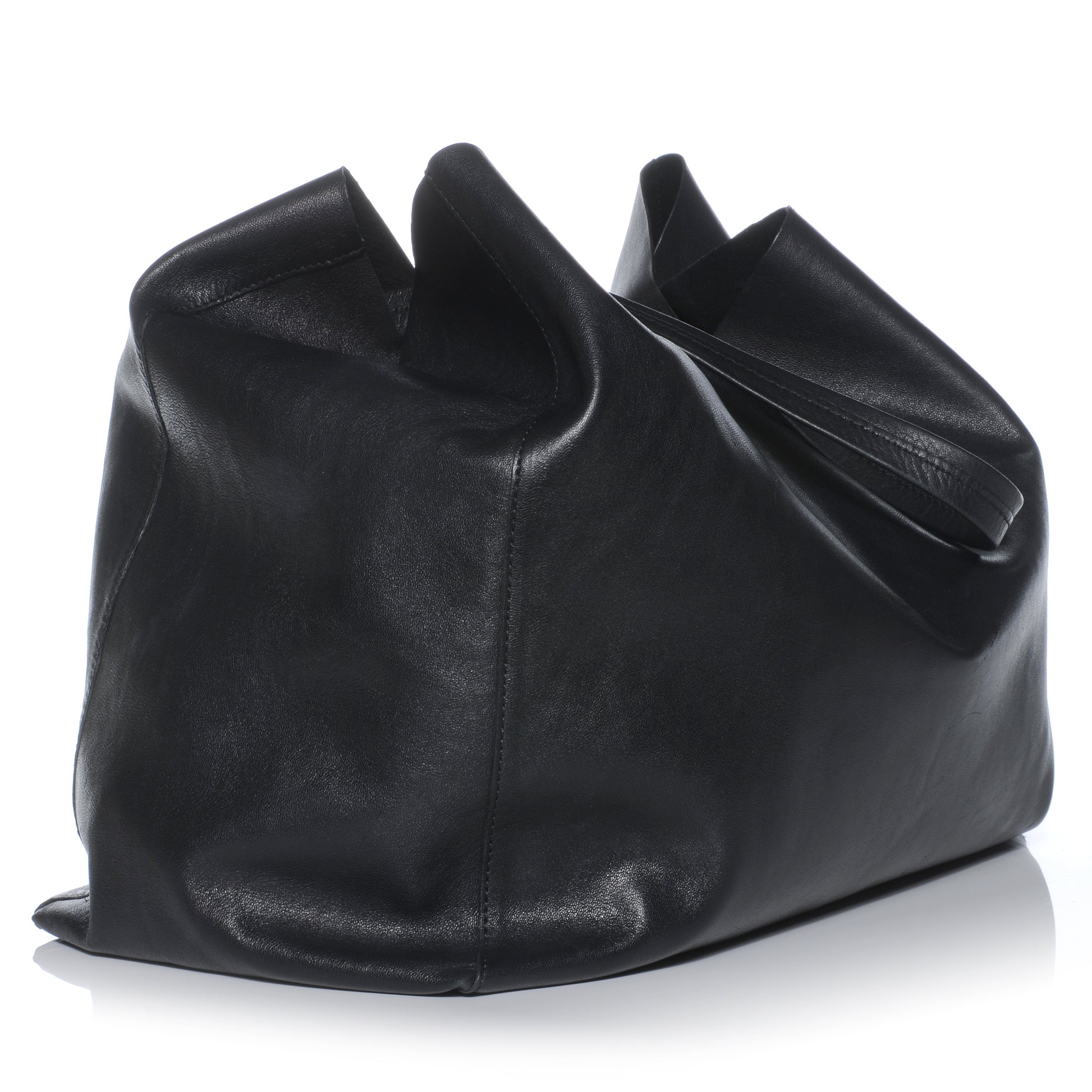 Celine Leather Horizontal Cabas Black 3 of 8