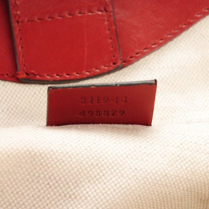 Gucci Monogram Medium Sukey Tote Dark Red 7 of 7