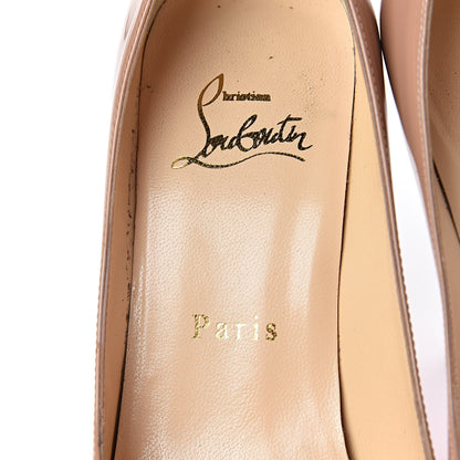 Christian Louboutin Patent Decollete 554 100 Pumps 35.5 Nude 15 of 17