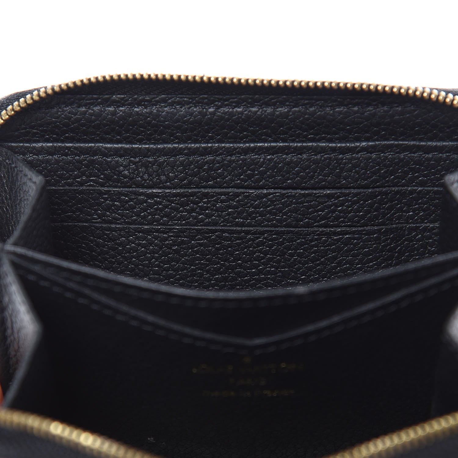Louis Vuitton Empreinte Zippy Coin Purse Black 8 of 8