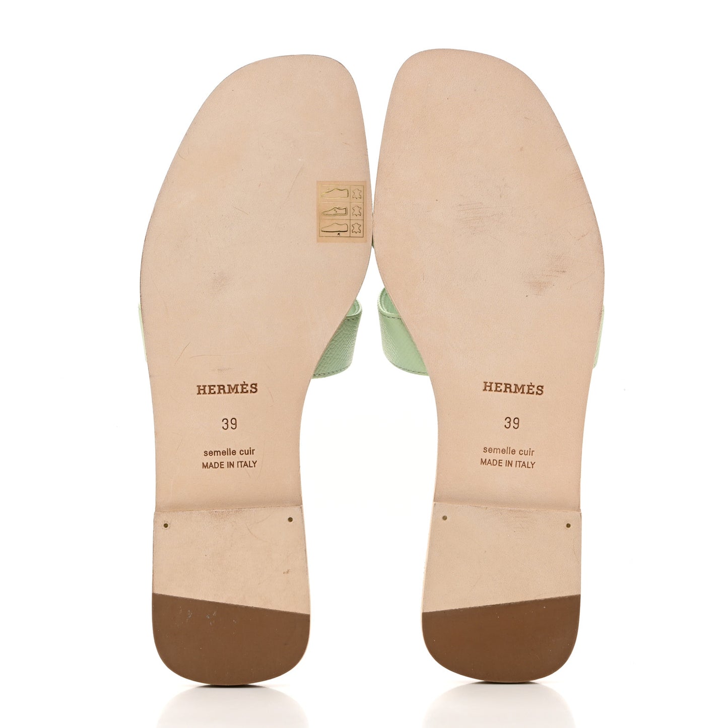 Epsom Oran Sandals 39 Vert Jade