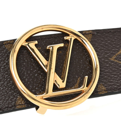 Louis Vuitton Monogram Epi 35mm LV Circle Reversible Belt 80 32 Black 6 of 6
