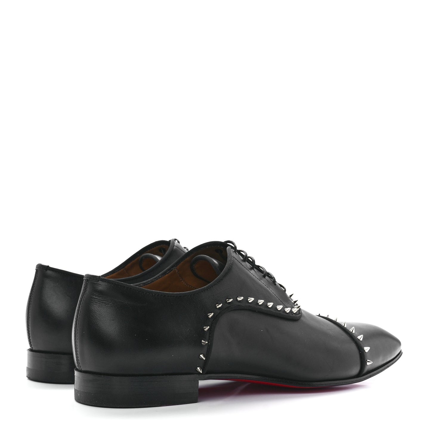 Calfskin Mens Eton Flat Loafers 44.5 Black