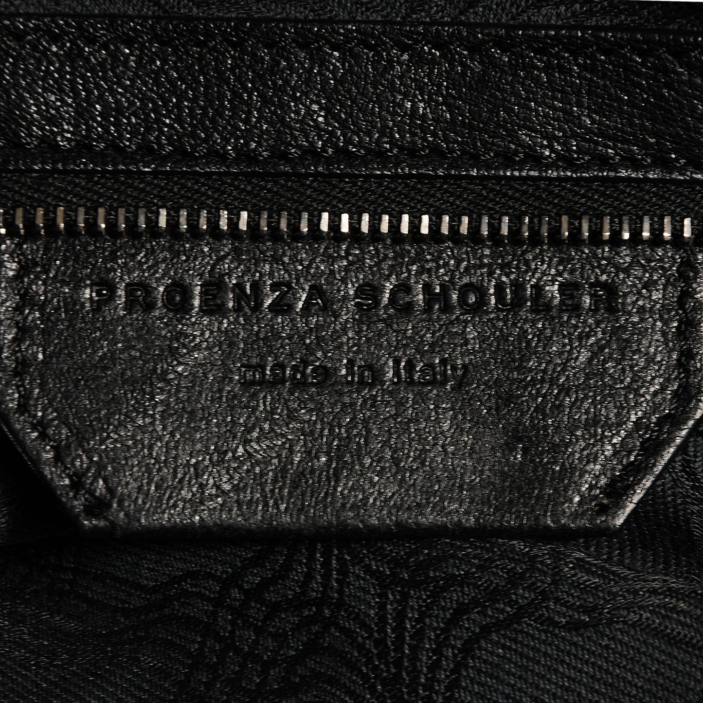Leather PS1 Tote Black