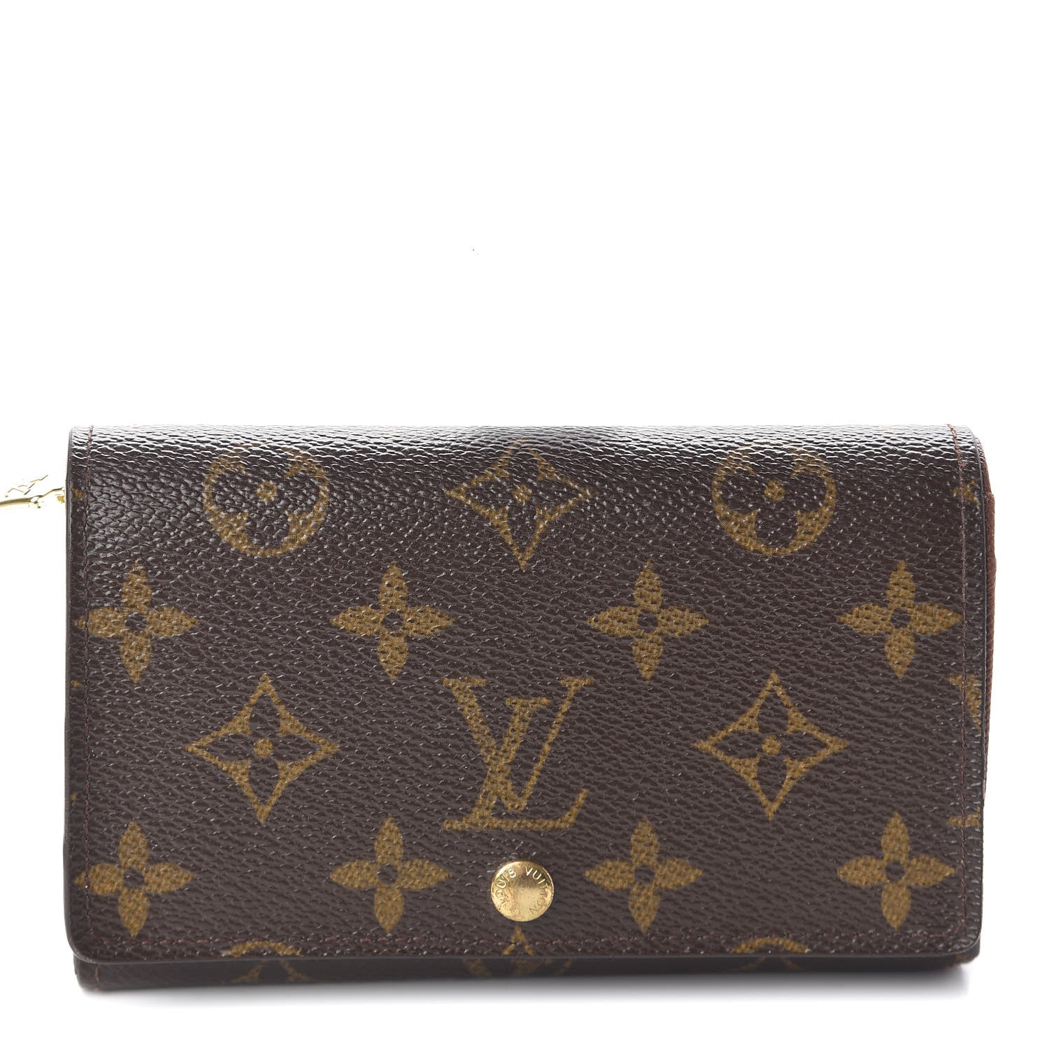 Louis Vuitton Monogram Porte-Monnaie Tresor Wallet 1 of 8