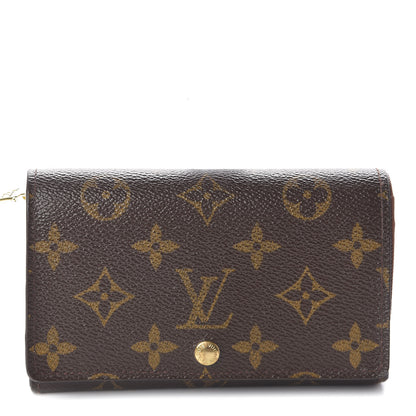 Louis Vuitton Monogram Porte-Monnaie Tresor Wallet 1 of 8