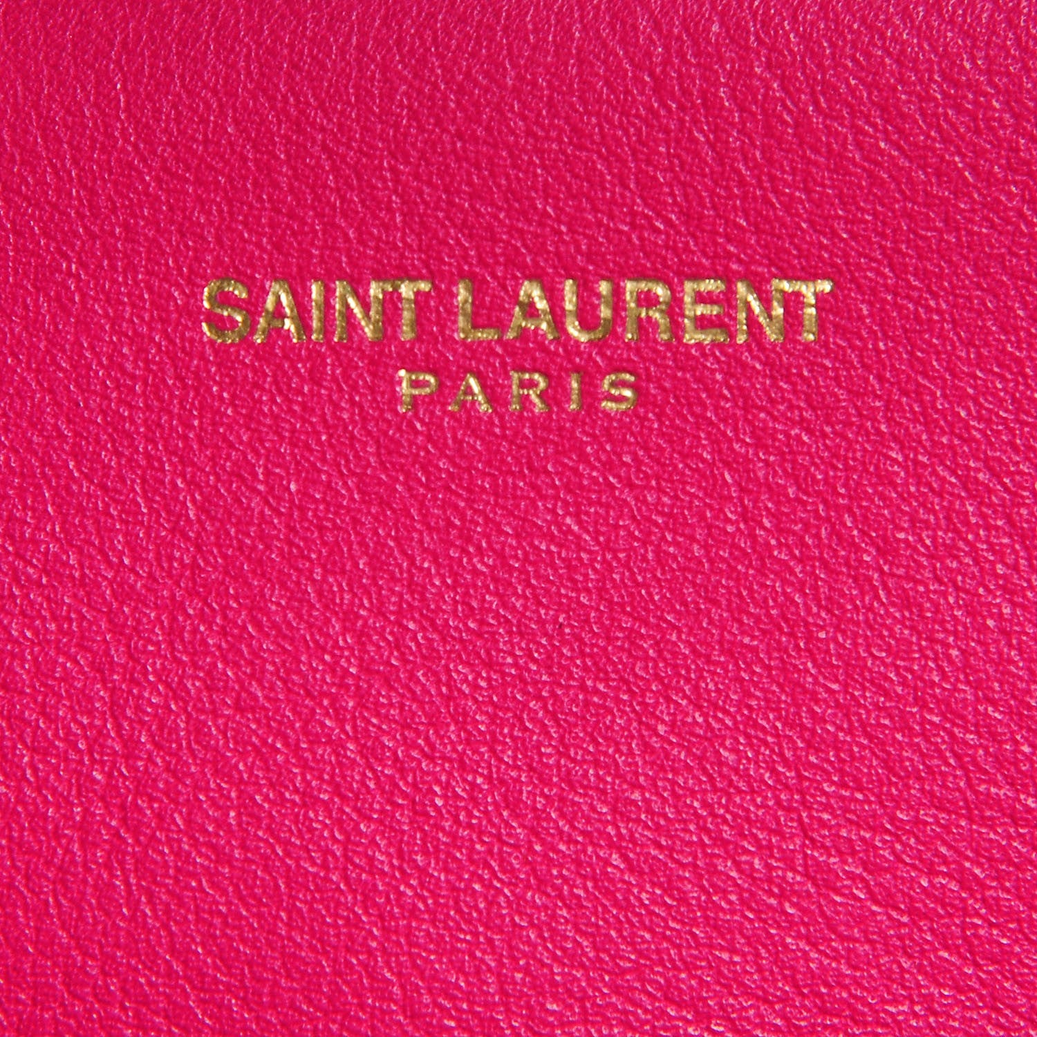 Saint Laurent Calfskin Small Monogram Cabas Lipstick Fuchsia 6 of 10