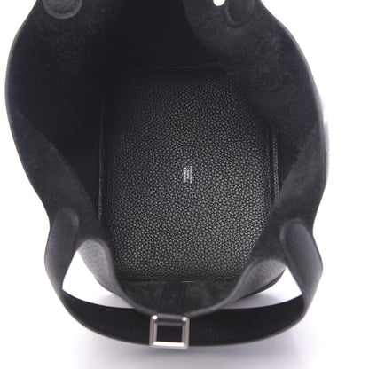 Hermes Taurillon Clemence Picotin Lock 22 MM Black 6 of 11