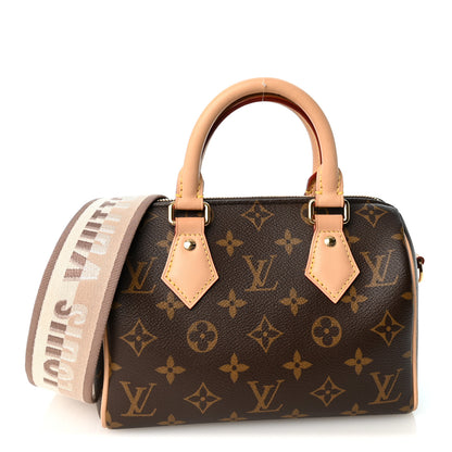 Louis Vuitton Monogram Speedy Bandouliere 20 Beige 1 of 9