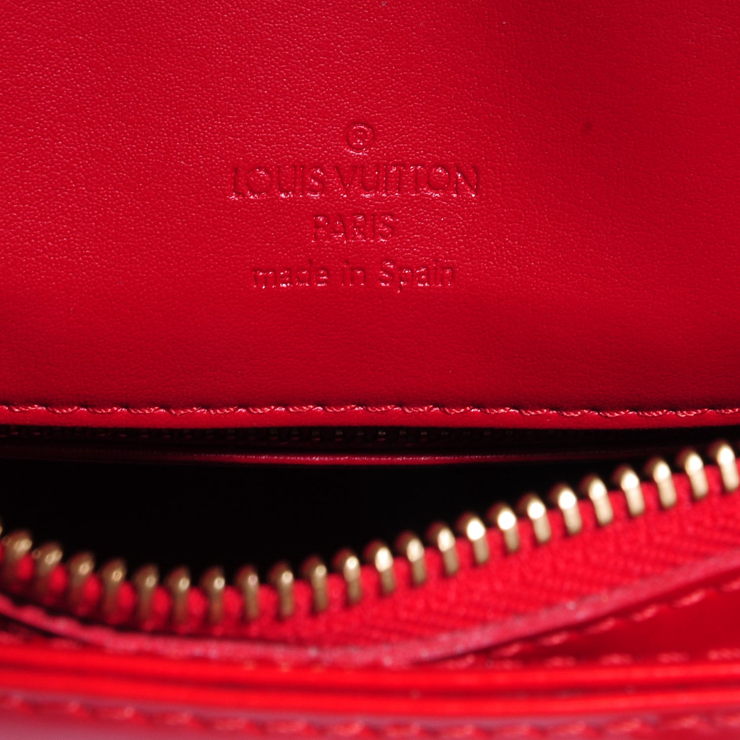 Louis Vuitton Vernis Houston Red 6 of 7