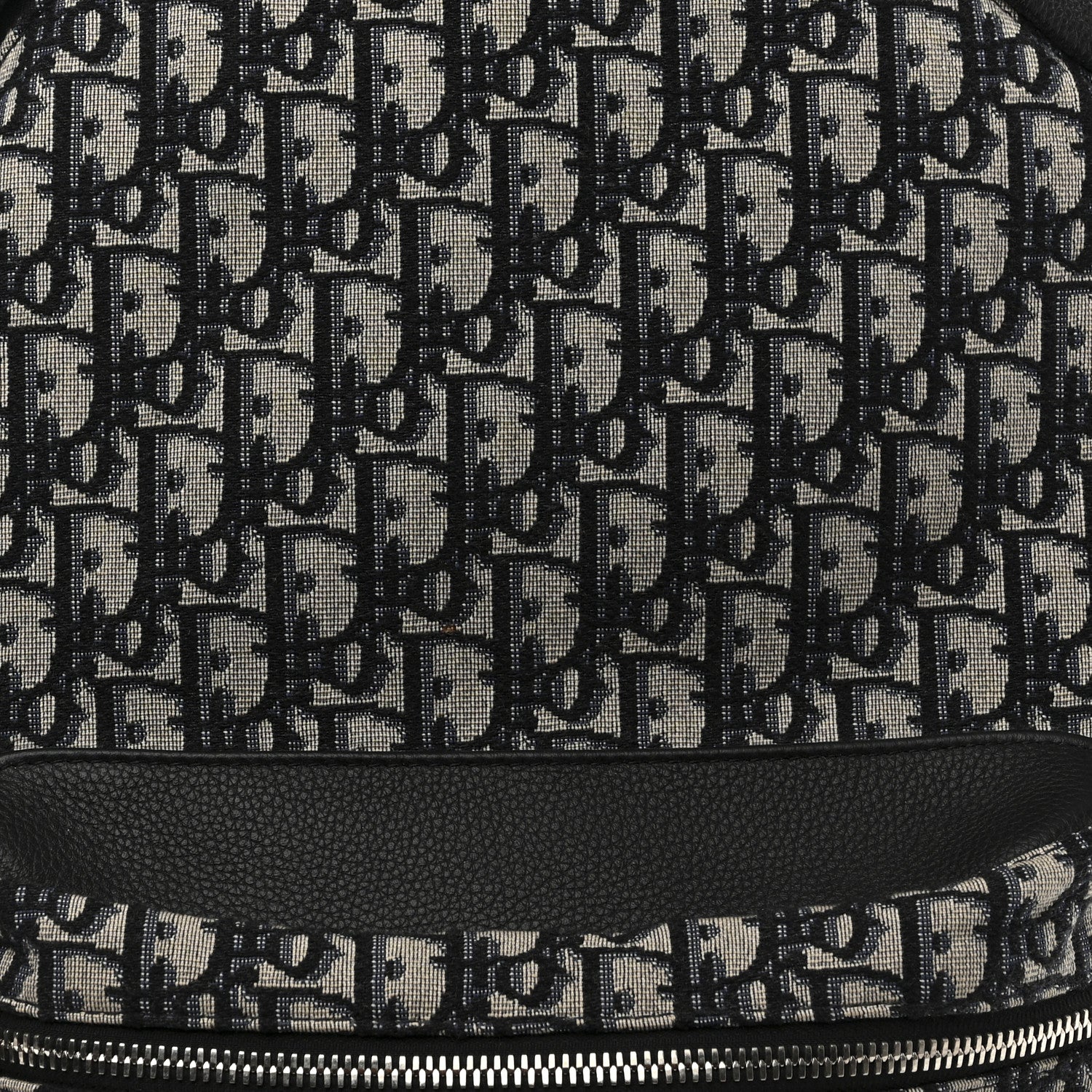 Christian Dior Oblique Calfskin Rider Backpack Beige Black 8 of 12
