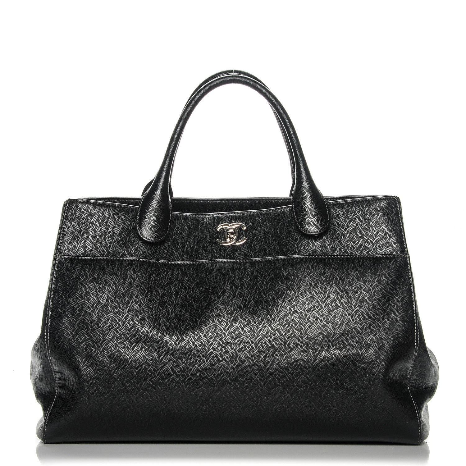 Chanel Caviar Medium Cerf Executive Shopper Tote Black 1 of 8
